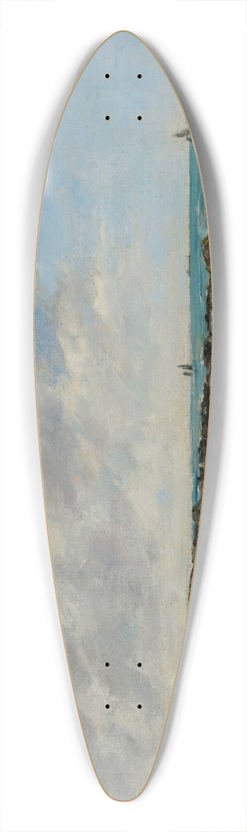 Eugne Boudin - Le Croisic. Bord De Mer 39.3 inch art pintail longboard deck
