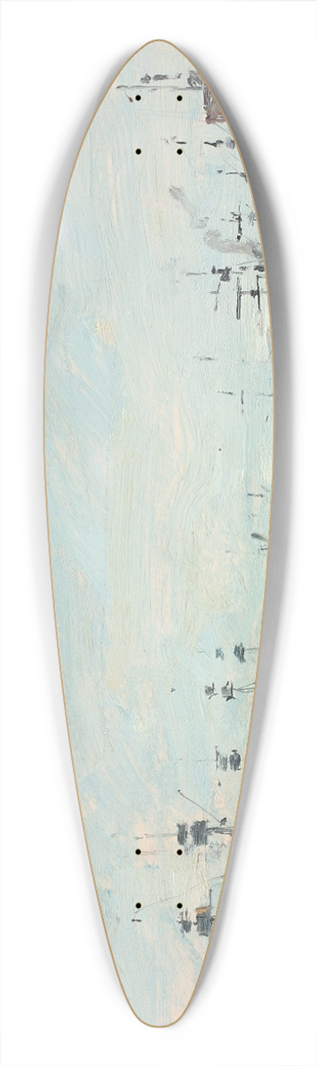 Eugne Boudin - Lescadre devant Villefranche 39.3 inch art pintail longboard deck
