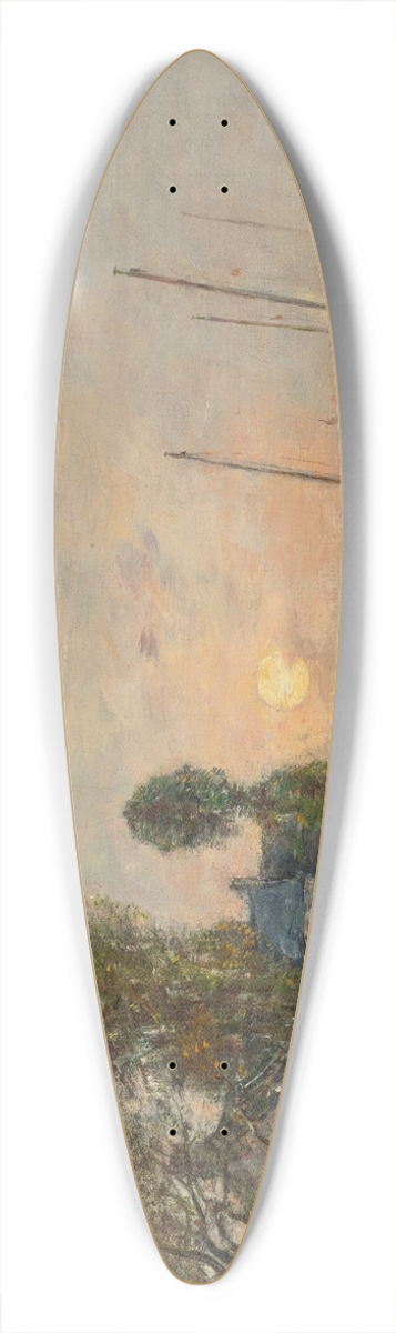 Eugne Boudin - Plougastel. Le passage du bac 39.3 inch art pintail longboard deck