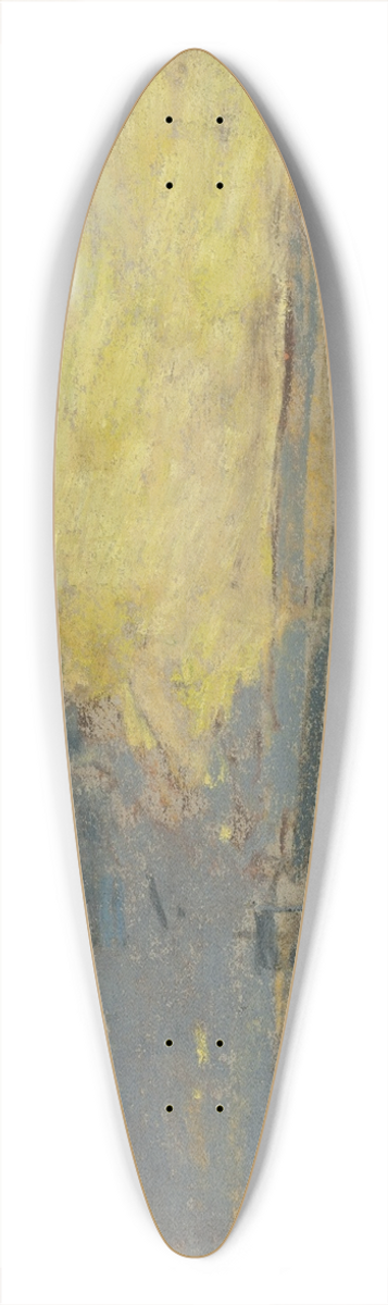 Eugne Boudin - Seaside, Port of Honfleur 39.3 inch art pintail longboard deck