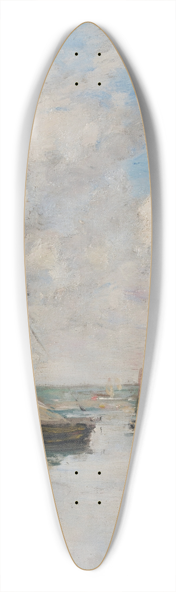 Eugne Boudin - Trouville, les jetes 39.3 inch art pintail longboard deck