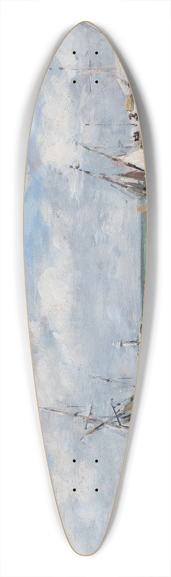 Eugne Boudin - Trouville, les jetes, mare basse 39.3 inch art pintail longboard deck