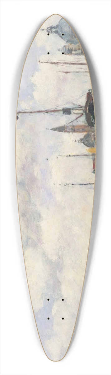 Eugne Boudin - VeniceSeascape at the Giudecca 39.3 inch art pintail longboard deck