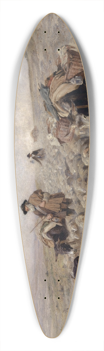 Eugne Burnand - The Descent of the Herds 39.3 inch art pintail longboard deck