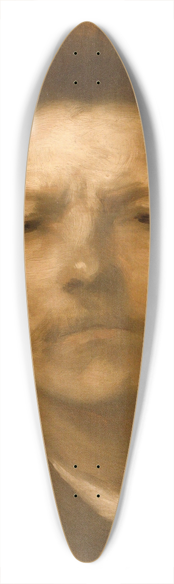 Eugne Carriere - Self-portrait 39.3 inch art pintail longboard deck