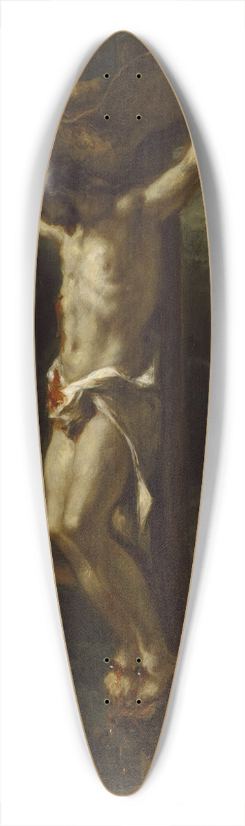 Eugne Delacroix - Christ on the cross 39.3 inch art pintail longboard deck