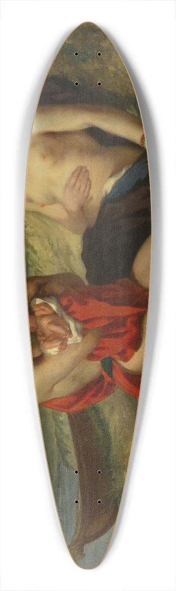 Eugne Delacroix - The Natchez 39.3 inch art pintail longboard deck