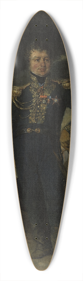 Eugne Devria - Portrait du gnral Joseph-Lopold Sigisbert Hugo 39.3 inch art pintail longboard deck