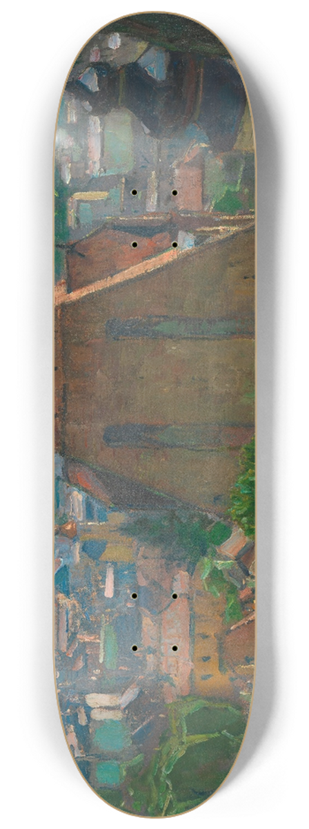 Carl Moll - Blick auf Mdling 8.25 inch art skate deck