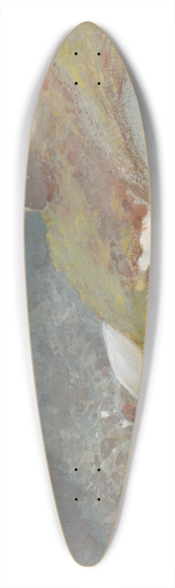 Eugne-Emmanuel Viollet-le-Duc - View Above Handeck, Switzerland 39.3 inch art pintail longboard deck