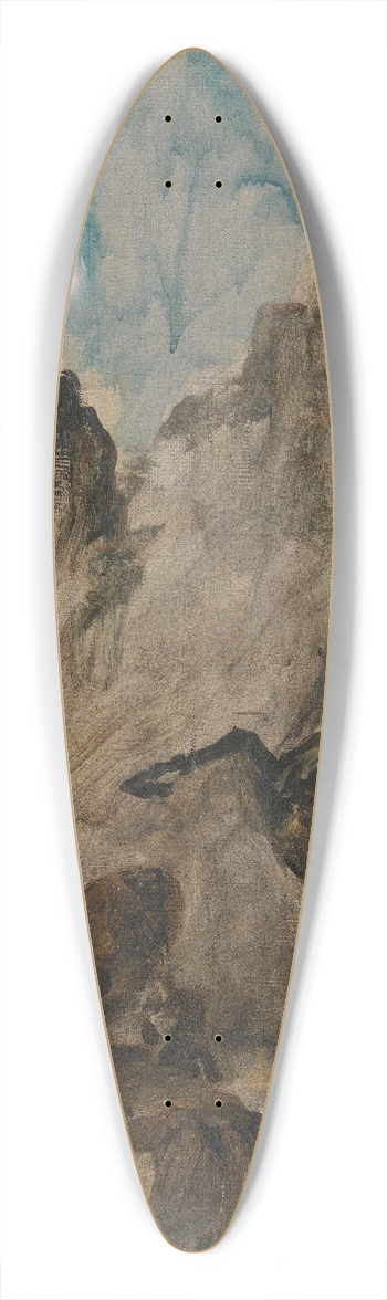 Eugne Fromentin - Lion hunting 39.3 inch art pintail longboard deck