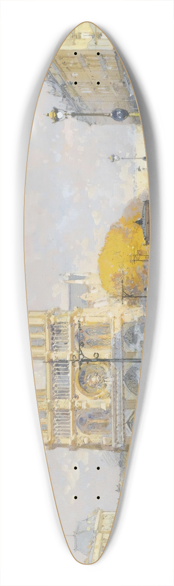 Eugne Galien-Laloue - Notre Dame 39.3 inch art pintail longboard deck