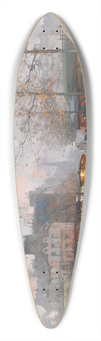 Eugne Galien-Laloue - Porte De Chatillon 39.3 inch art pintail longboard deck