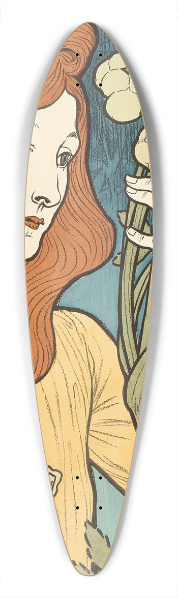 Eugne Grasset - Salon des Cent 39.3 inch art pintail longboard deck