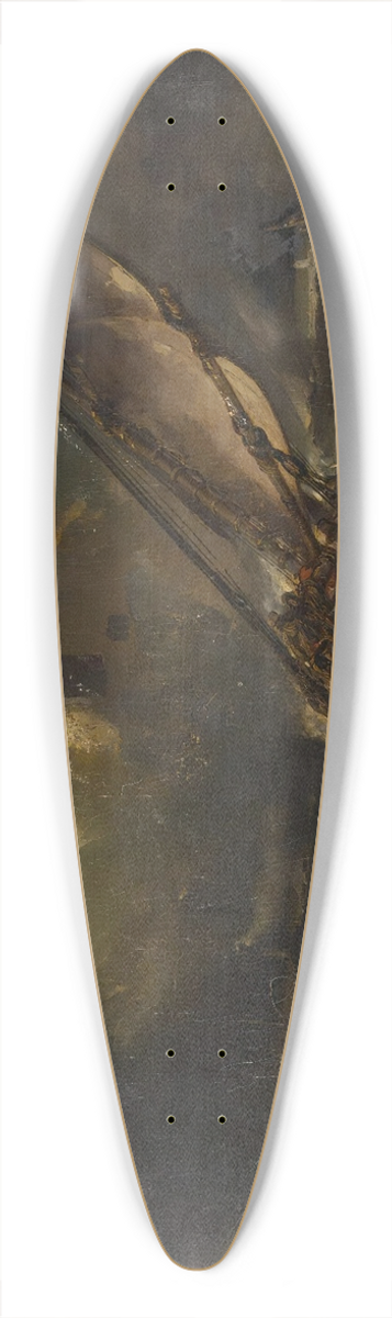 Eugne Isabey - After the storm 39.3 inch art pintail longboard deck
