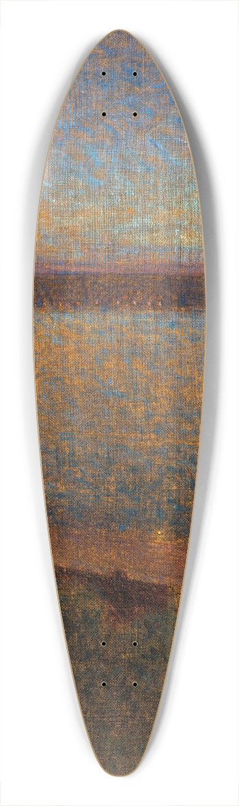 Eugne Jansson - A Night in May 39.3 inch art pintail longboard deck