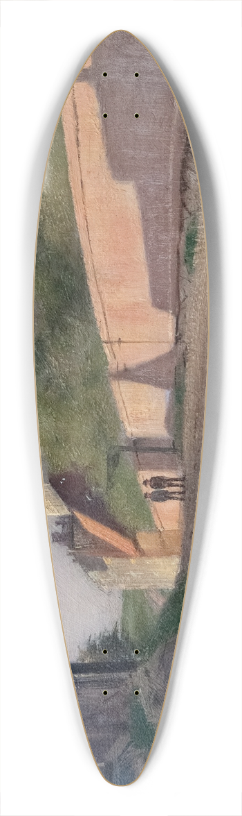 Eugne Jansson - Dbelnsgatan 39.3 inch art pintail longboard deck
