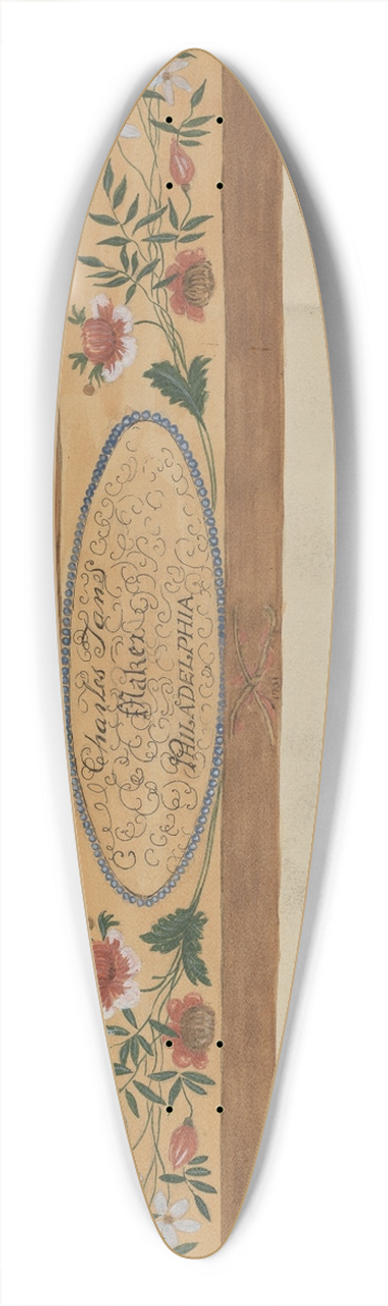 Eva Wilson - Piano Decoration 39.3 inch art pintail longboard deck