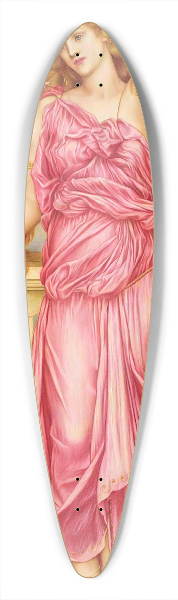 Evelyn De Morgan - Helen Of Troy 39.3 inch art pintail longboard deck