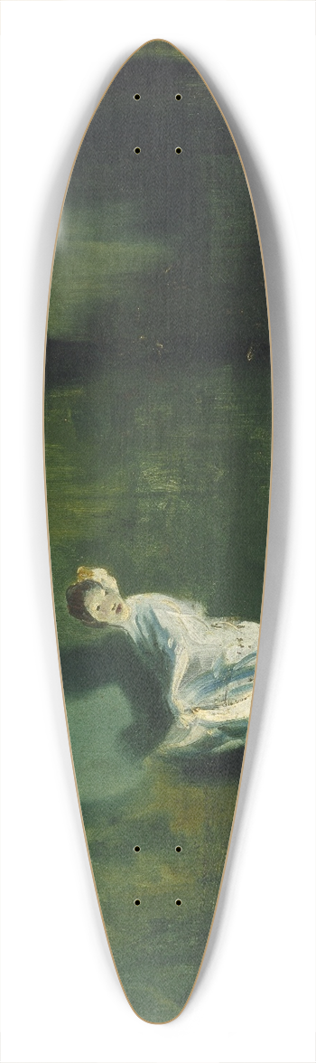 Everett Shinn - Keiths Union Square 39.3 inch art pintail longboard deck