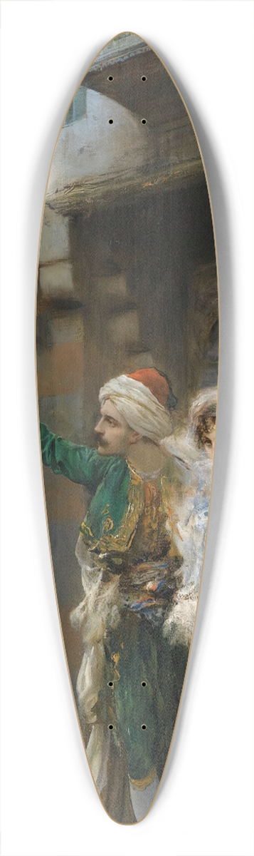 Fabio Fabbi - Stealing Away 39.3 inch art pintail longboard deck