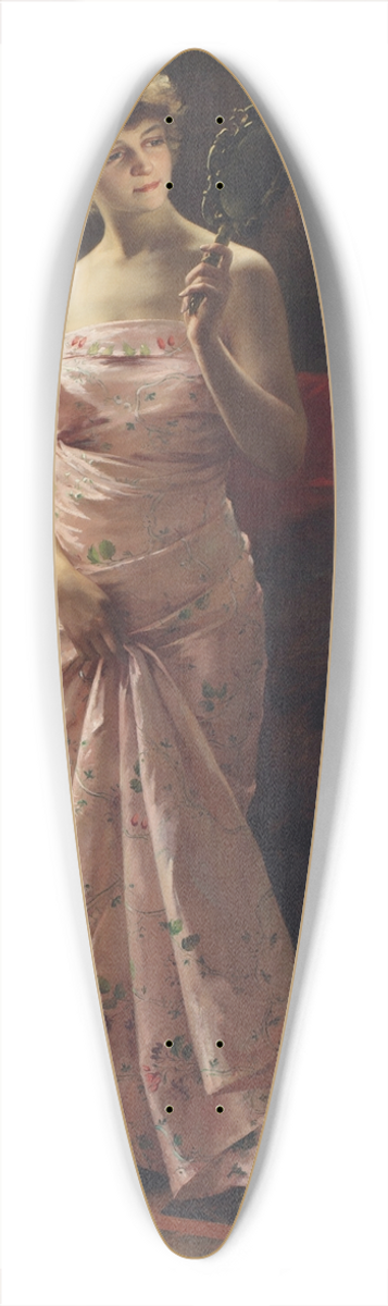 Fanny Fleury - A perfect reflection 39.3 inch art pintail longboard deck