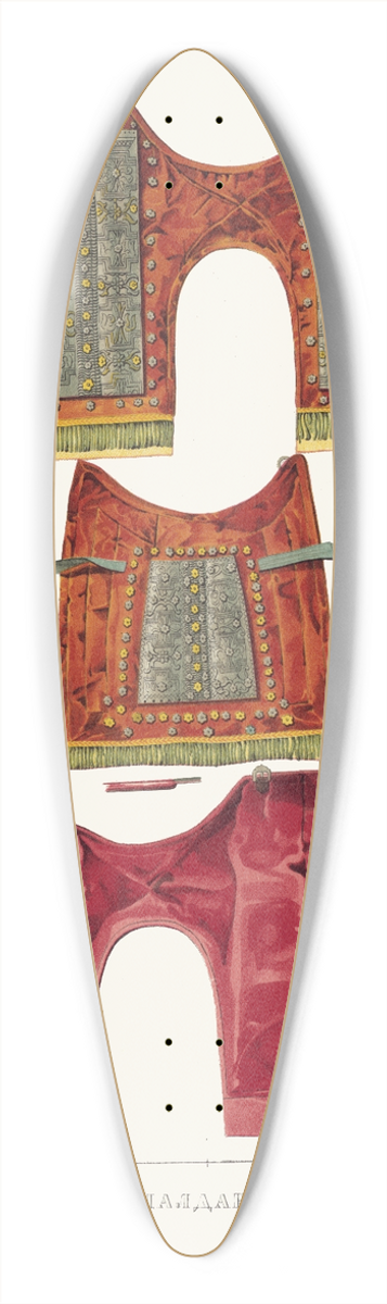 Fedor Grigoryevich Solntsev - Chaldar II 39.3 inch art pintail longboard deck