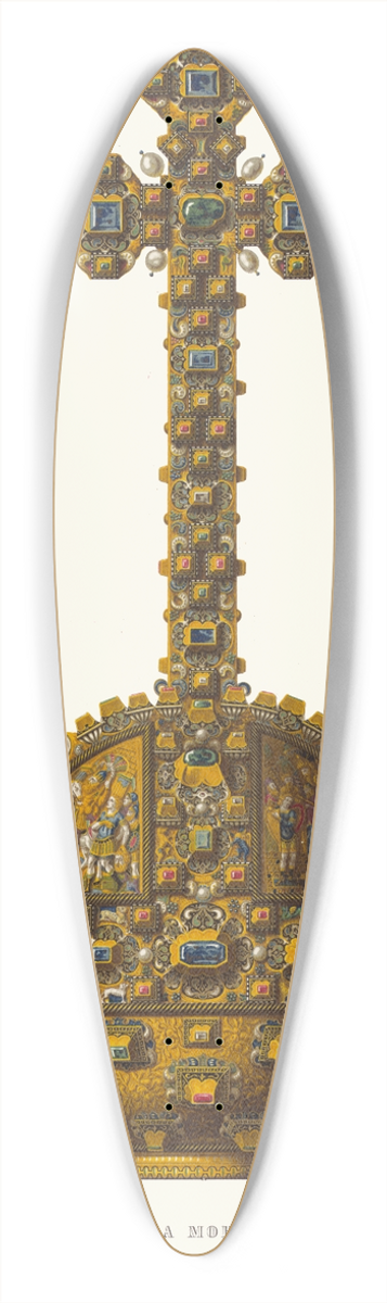 Fedor Grigoryevich Solntsev - Derzhava Monomakhova. (izobrazhenie 1.) 39.3 inch art pintail longboard deck