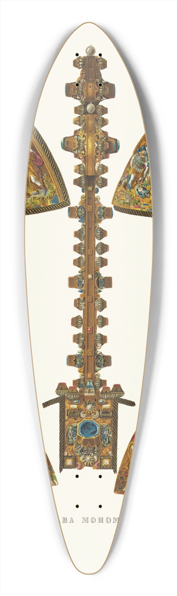 Fedor Grigoryevich Solntsev - Derzhava Monomakhova. (izobrazhenie 2.) 39.3 inch art pintail longboard deck