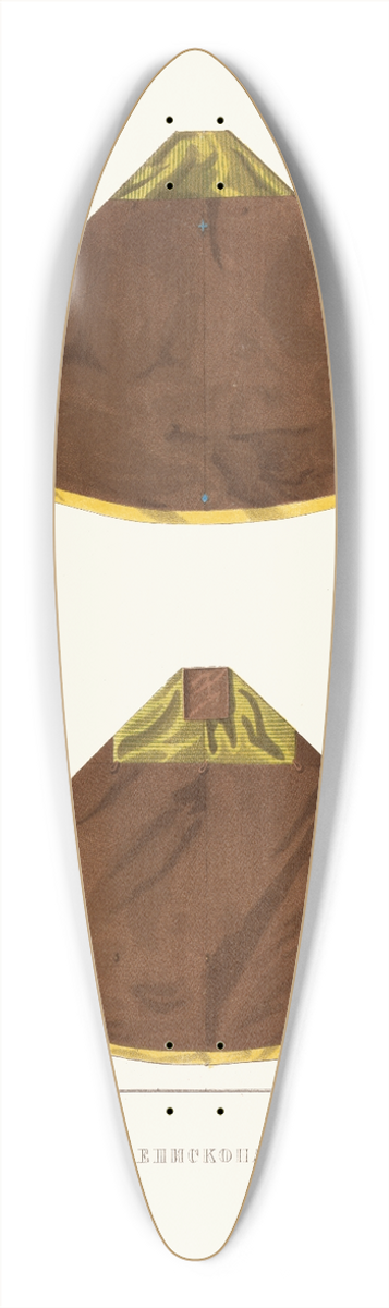 Fedor Grigoryevich Solntsev - Felon episkopa Nikity 39.3 inch art pintail longboard deck