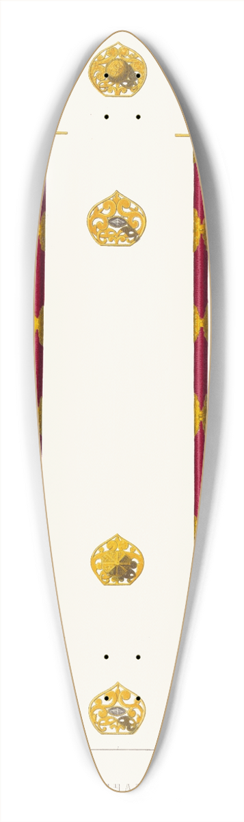 Fedor Grigoryevich Solntsev - Konchary 39.3 inch art pintail longboard deck