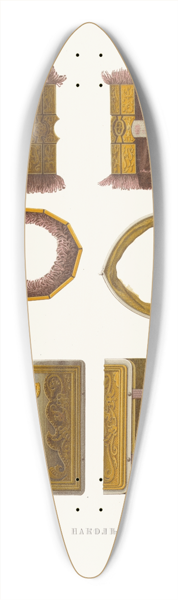 Fedor Grigoryevich Solntsev - Konskie nakolenniki 39.3 inch art pintail longboard deck