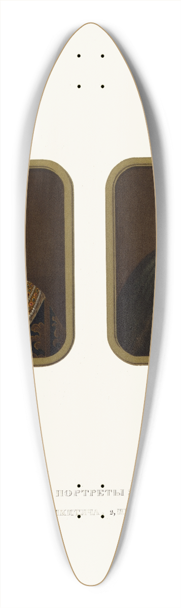 Fedor Grigoryevich Solntsev - Portrety patriarkha Filareta Nikiticha i inokini Marfy Ioannovny 39.3 inch art pintail longboard deck