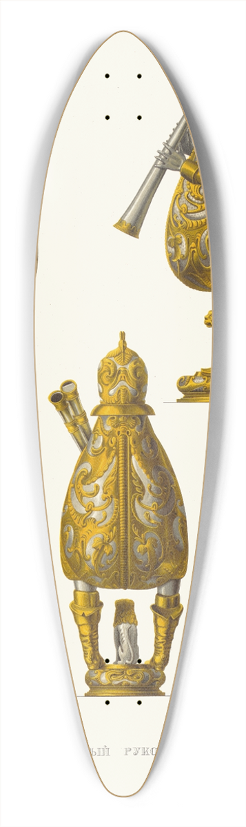 Fedor Grigoryevich Solntsev - Serebrianyi rukomoinik 39.3 inch art pintail longboard deck