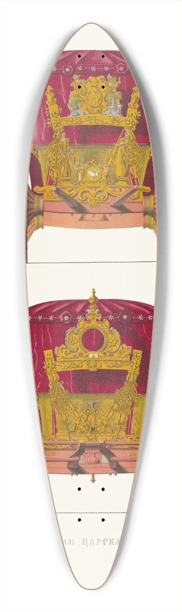 Fedor Grigoryevich Solntsev - Starinnaia tsarskaia kareta. (izobrazhenie 2.) 39.3 inch art pintail longboard deck
