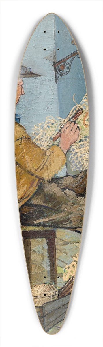 Felix Nussbaum - Netzflicker 39.3 inch art pintail longboard deck