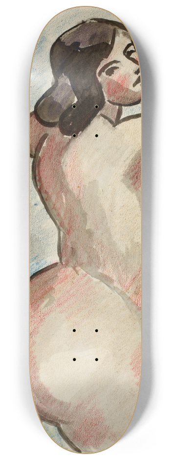 Carl Newman - Female Nude 3 8.25 inch art skate deck