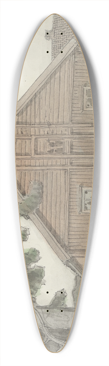 Ferdinand Boberg - Arn 39.3 inch art pintail longboard deck