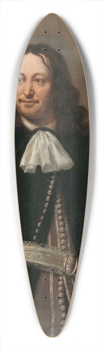 Ferdinand Bol - Portrait of a Naval Officer, probably Vice-Admiral Aert van Nes (1626-1693) 39.3 inch art pintail longboard deck
