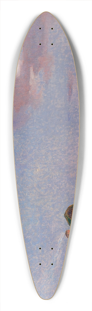Ferdinand du Puigaudeau - Crpuscule en Brire 39.3 inch art pintail longboard deck