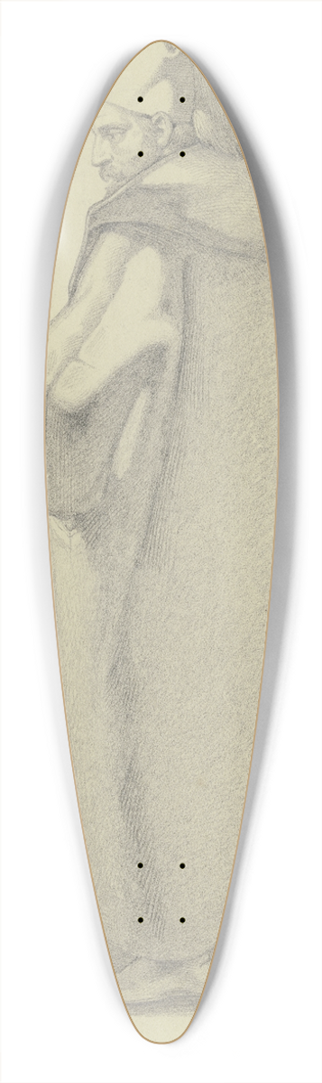 Ferdinand Fellner - Orientreisender in Burnus und Fez 39.3 inch art pintail longboard deck