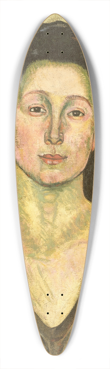 Ferdinand Hodler - A Woman 39.3 inch art pintail longboard deck