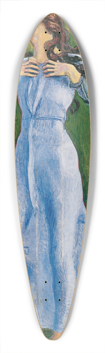 Ferdinand Hodler - Ergriffenheit 39.3 inch art pintail longboard deck
