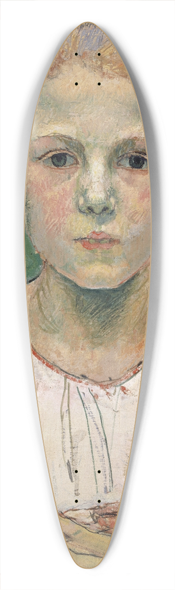 Ferdinand Hodler - Portrait Of Kthe Von Bach (In The Garden) 39.3 inch art pintail longboard deck