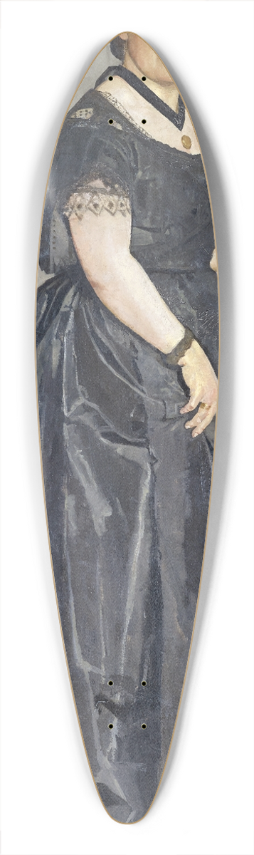Ferdinand Hodler - Portrait Of Maria Rosa Krebs-Schpbach 39.3 inch art pintail longboard deck