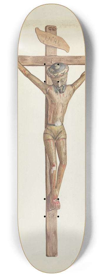 Carl O'Bergh - Crucifix 8.25 inch art skate deck