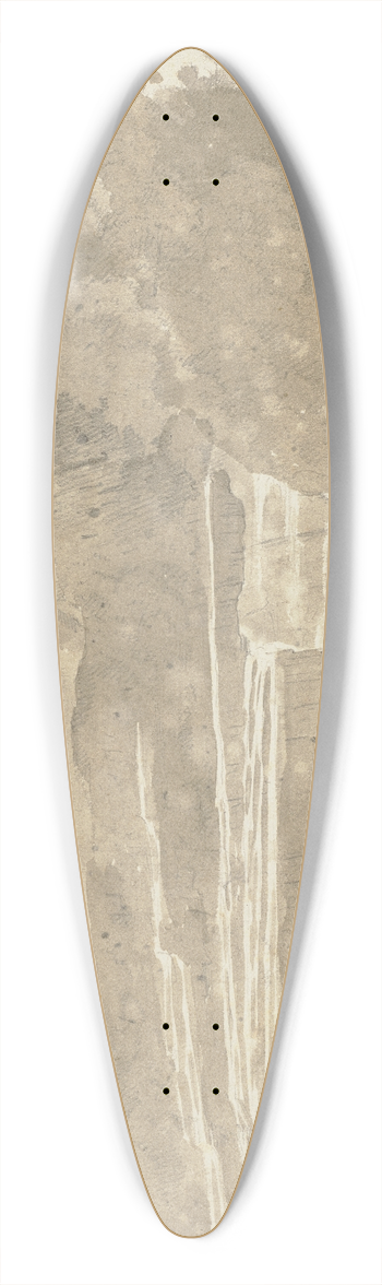 Ferdinand Kobell - Wasserfall 39.3 inch art pintail longboard deck
