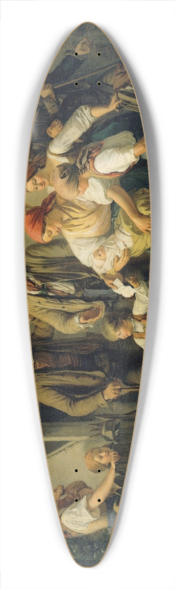 Ferdinand Mallitsch - Der Findling 39.3 inch art pintail longboard deck