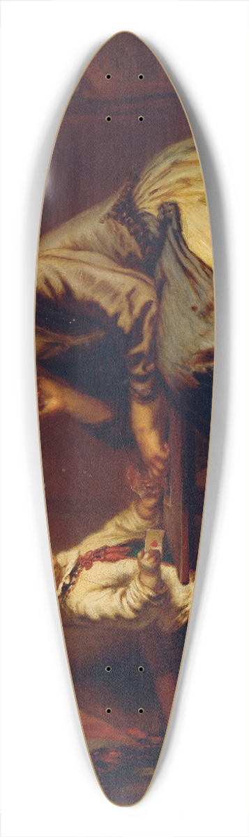 Ferdinand Mallitsch - Kartenspiel 39.3 inch art pintail longboard deck