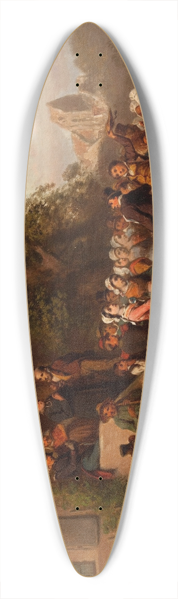 Ferdinand Marhn - The Reception 39.3 inch art pintail longboard deck